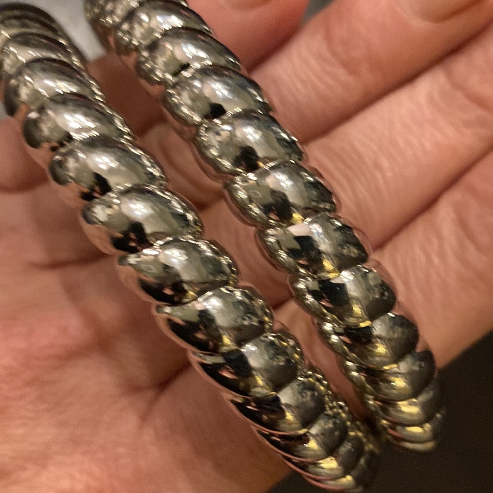 Two Silver Bangles - image 3